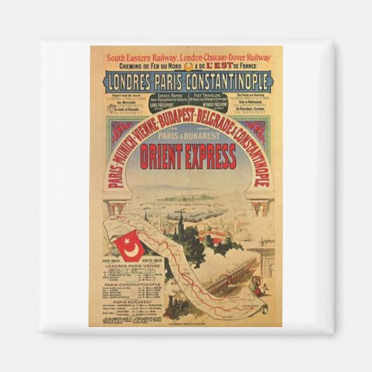 Orient Express Magneet (Voorkant)