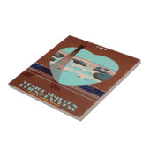 Orient Express Paris Poster Tegeltje (Zijkant)