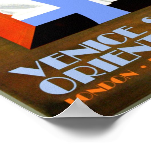 Orient Express-reisposter Poster (Hoek)