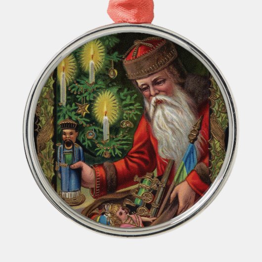 Orient Express Santa Metalen Ornament (Voorkant)