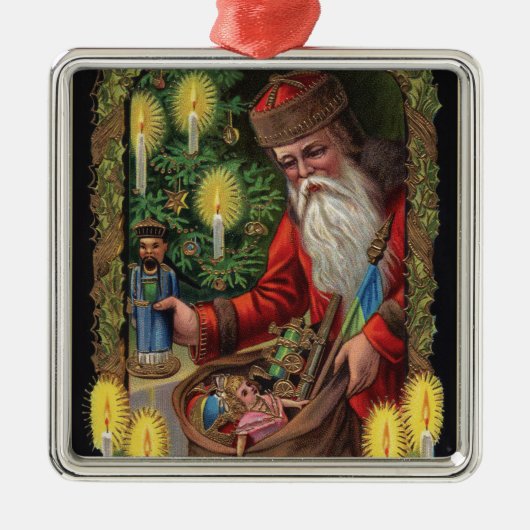 Orient Express Santa Metalen Ornament (Voorkant)