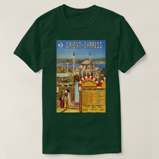 Orient Express-spoorwegtrein Parijs Constant T-shirt (Design voorkant)