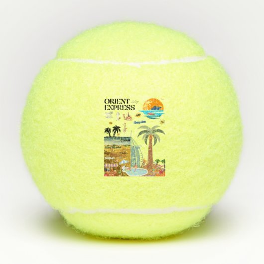 ORIENT EXPRESS TENNISBALLEN (Voorkant)
