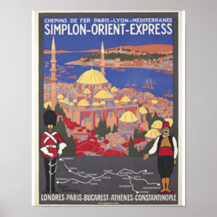 Orient Express to Constantinopel Poster