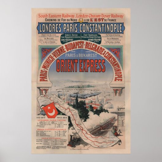 Orient Express Travel Print (Voorkant)