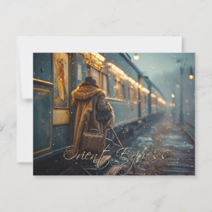 Orient Express Trein Reizen Ai Verbeeld Briefkaart