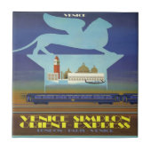 Orient Express Venice Poster Tegeltje (Voorkant)