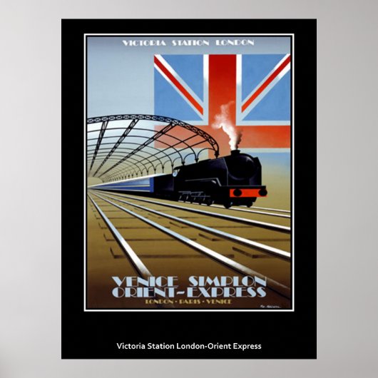 Orient Express Vintage Poster (Voorkant)