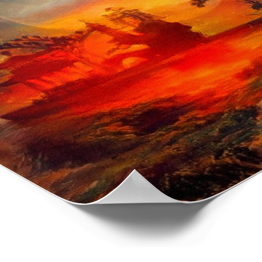 Oriënt landschap poster (Hoek)