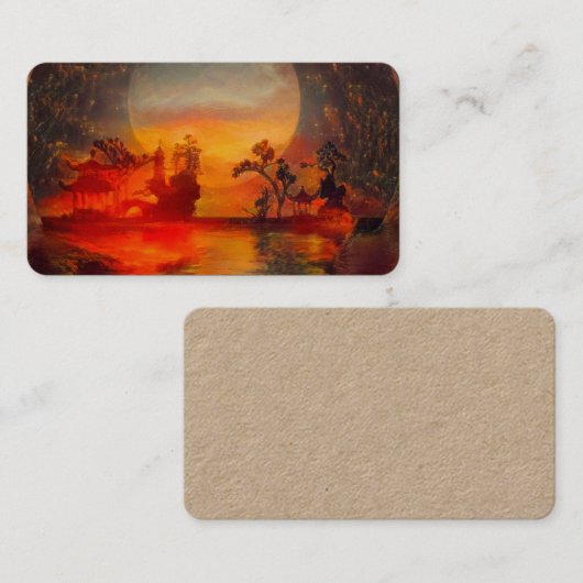 Oriënt landschap visitekaartje (Voorkant / Achterkant)