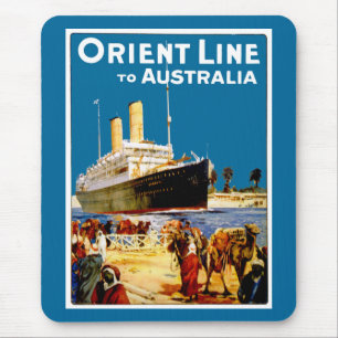 Orient Line naar Australië Muismat