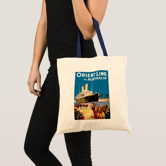 Orient Line naar Australië Tote Bag (Voorkant (product))