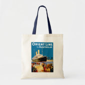 Orient Line naar Australië Tote Bag (Voorkant)