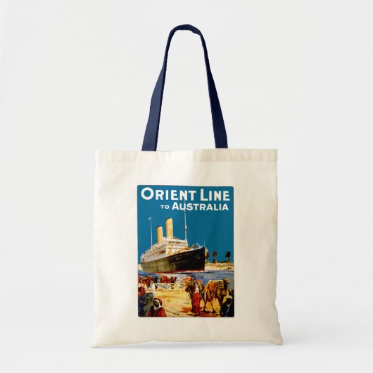 Orient Line naar Australië Tote Bag (Voorkant)