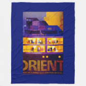 Orient Line ~ Party on Deck Fleece Deken (Voorkant)