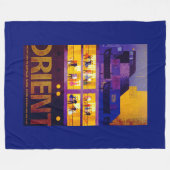 Orient Line ~ Party on Deck Fleece Deken (Voorkant (Horizontaal))