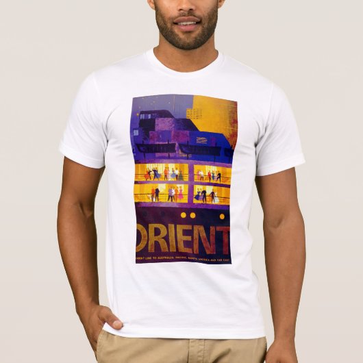 Orient Line ~ Party on Deck T-shirt (Voorkant)