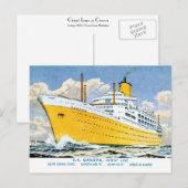 Orient Line's Orsova Briefkaart (Voorkant / Achterkant)