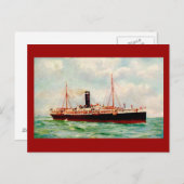 ORIENT-PACIFIC LINE R.M.S. "ORONTES" 1905 BRIEFKAART (Voorkant / Achterkant)