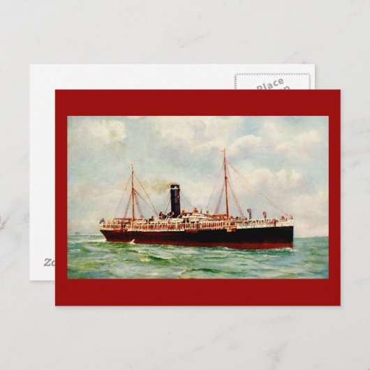 ORIENT-PACIFIC LINE R.M.S. "ORONTES" 1905 BRIEFKAART (Voorkant / Achterkant)