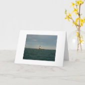 Orient Point Lighthouse, Long Island ... Kaart (Gele Bloem)