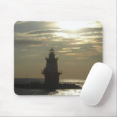 Orient Point Lighthouse Sunset 3 Muismat (Met muis)