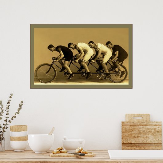 Orient Quad ~ foto ~ 1898 Poster (Keuken)