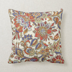 Orient Retro Colorful Paisley Floral Kussen