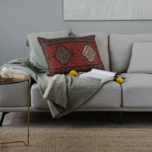 Oriënt rood runner patroon no2 kussen