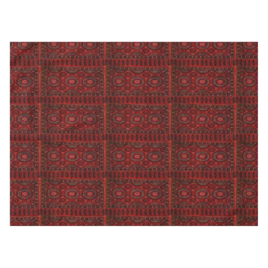 Oriënt tapepatroon tafelkleed (Voorkant (Horizontaal))