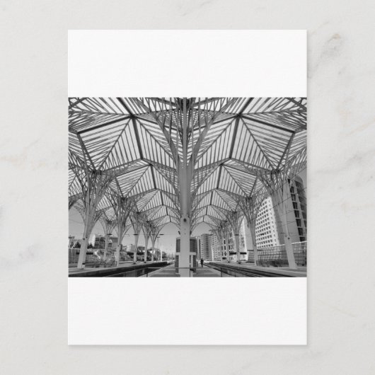 Orient-treinstation in Lissabon Briefkaart (Voorkant)