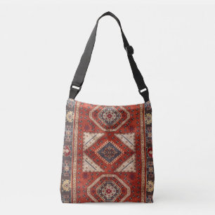 Oriënt Turks Perzisch tapijtrood Crossbody Tas