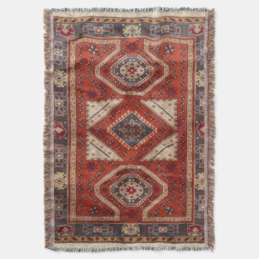 Oriënt Turks Perzisch tapijtrood Deken (Voorkant Verticaal)