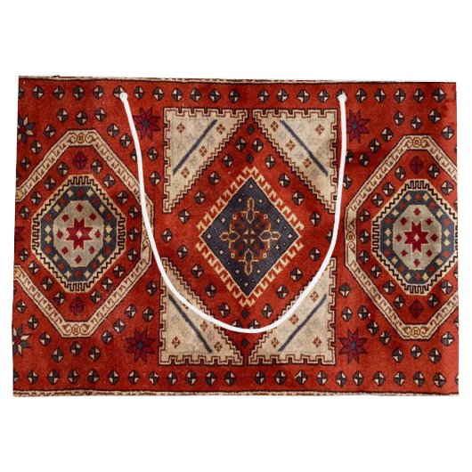 Oriënt Turks Perzisch tapijtrood Groot Cadeauzakje (Achterkant)