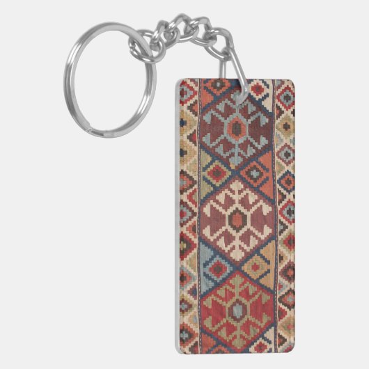 Oriënt Turks tapijt Sleutelhanger (Voorkant Links)