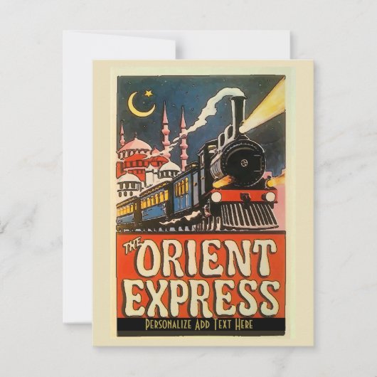 Orient Uitdrukkelijke Tak, voeg tekst toe personal (Voorkant)