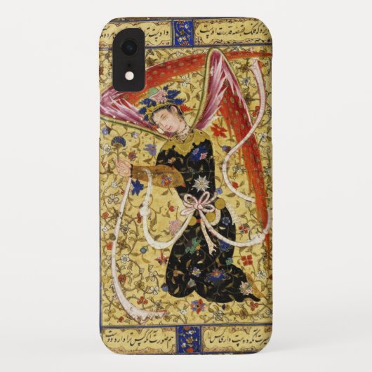 ORIENTAAL ANGEL MET STROMEN EN WITTE BOW Case-Mate iPhone CASE (Achterkant)