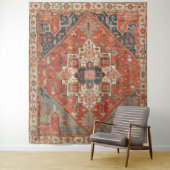 ORIENTAAL ANTIEK ONTWERP WANDKLEED (In situ)