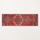 Orientaal-Antiek Perzisch Turks tapijtpatroon Yogamat (Voorkant (horizontaal))