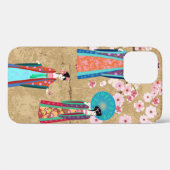 Orientaal meisje in retro costumejapans, chinees,  Case-Mate iPhone case (Achterkant (horizontaal))