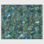 Orientaal Patroon met marmer en goud Cadeaupapier (Vlak)