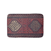 Orientaal rood loopnerpatroon no2 badmat (Voorkant)