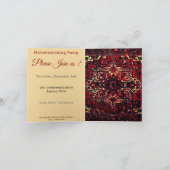 Orientaal tapeontwerp - huishouding notitiekaartje (Binnen)