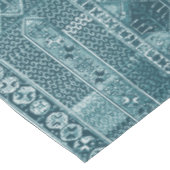 Orientaal tapeontwerp in blauwe tinten tafelkleed (Gekanteld)