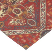 Orientaal tapeontwerp in donkerrood en blauw tafelkleed (Gekanteld)