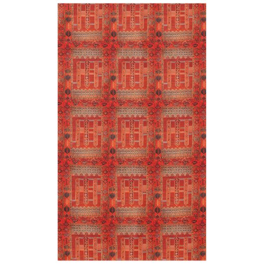 Orientaal tapeontwerp in felle sinaasappels tafelkleed (Voorkant)