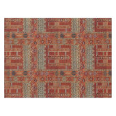 Orientaal tapeontwerp in het oranje tafelkleed (Voorkant (Horizontaal))