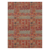 Orientaal tapeontwerp in het oranje tafelkleed (Voorkant)