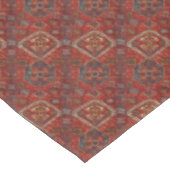 Orientaal tapijt, donkerrood en blauw tafelkleed (Gekanteld)