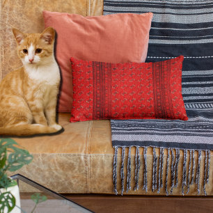 Orientaal tapijt in vivid reds kussen